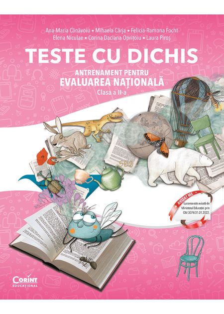 TESTE CU DICHIS. Antrenament pentru EVALUAREA NAȚIONALĂ – Clasa a II-a - Publisol.ro