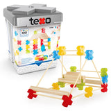 Texo, set de constructie cu 100 piese, Guidecraft - Publisol.ro