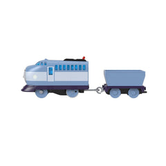 Thomas locomotiva motorizata kenji cu vagon, Mattel - Publisol.ro