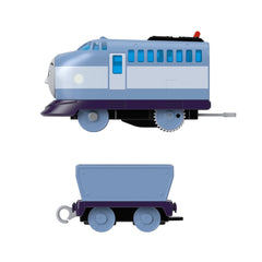 Thomas locomotiva motorizata kenji cu vagon, Mattel - Publisol.ro