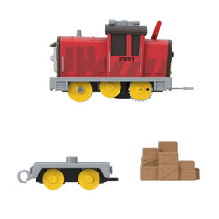 Thomas locomotiva motorizata selly cu vagon, Mattel - Publisol.ro