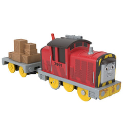 Thomas locomotiva motorizata selly cu vagon, Mattel - Publisol.ro