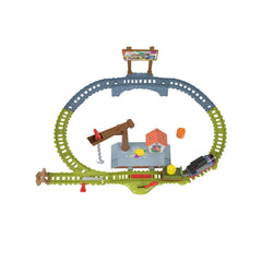 Thomas set de joaca cu locomotiva motorizata thomas livreaza vopseaua, Mattel - Publisol.ro