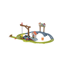 Thomas set de joaca cu locomotiva motorizata thomas livreaza vopseaua, Mattel - Publisol.ro