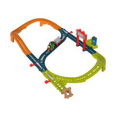 Thomas set de joaca cu locomotiva push along percy si accesorii, Mattel - Publisol.ro