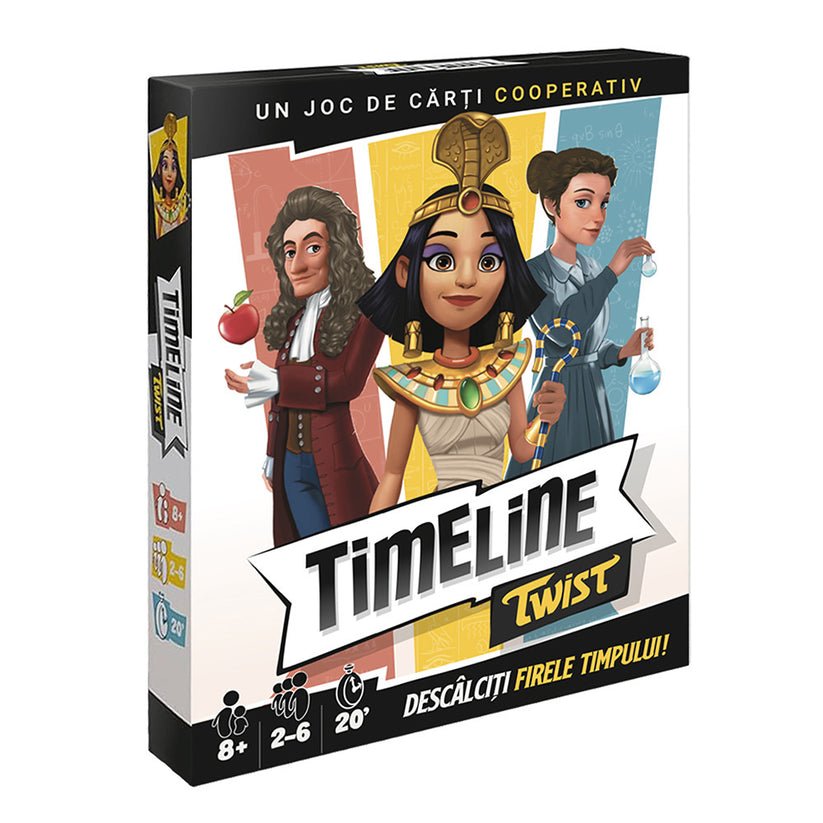 Timeline Twist, joc de petrecere, lb. romana, Zygomatic Games - Publisol.ro