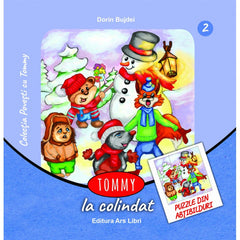 Tommy la colindat - puzzle din abtibilduri, de Dorin Bujdei
