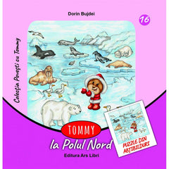 Tommy la Polul Nord - puzzle din abtibilduri, de Dorin Bujdei