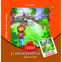 Tommy si extraterestrul - puzzle din abtibilduri, de Dorin Bujdei