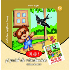 Tommy si puiul de randunica - puzzle din abtibilduri, de Dorin Bujdei