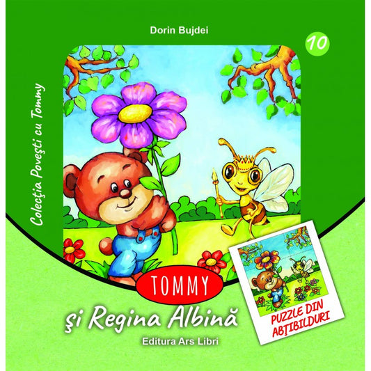 Tommy si Regina Albina - puzzle din abtibilduri, de Dorin Bujdei