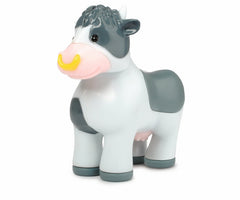 Tractoras cu remorca pentru animale cu figurina vacuta, Simba - Publisol.ro