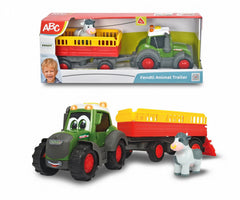 Tractoras cu remorca pentru animale cu figurina vacuta, Simba - Publisol.ro
