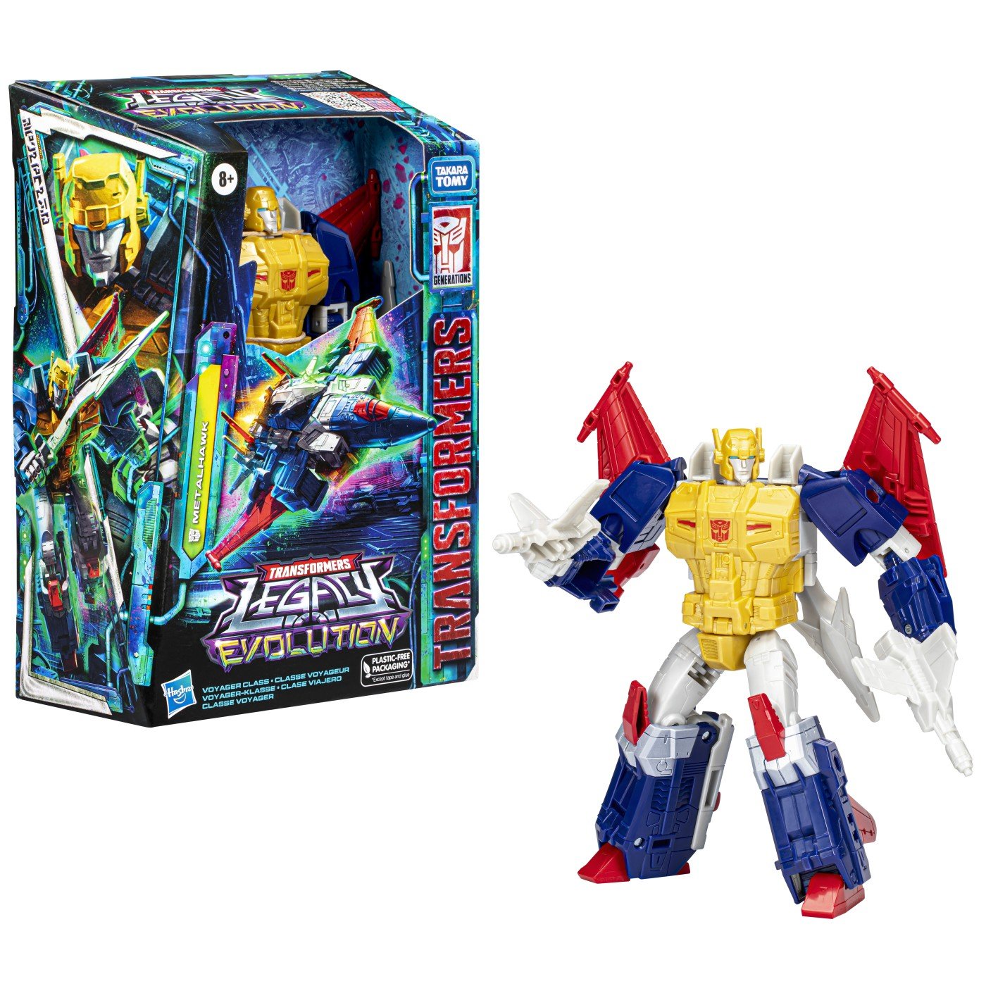 Transformers legacy evolution figurina metalhawk 17cm, Hasbro - Publisol.ro