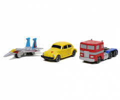 Transformers set 3 nano masinute metalice 4cm, Simba - Publisol.ro