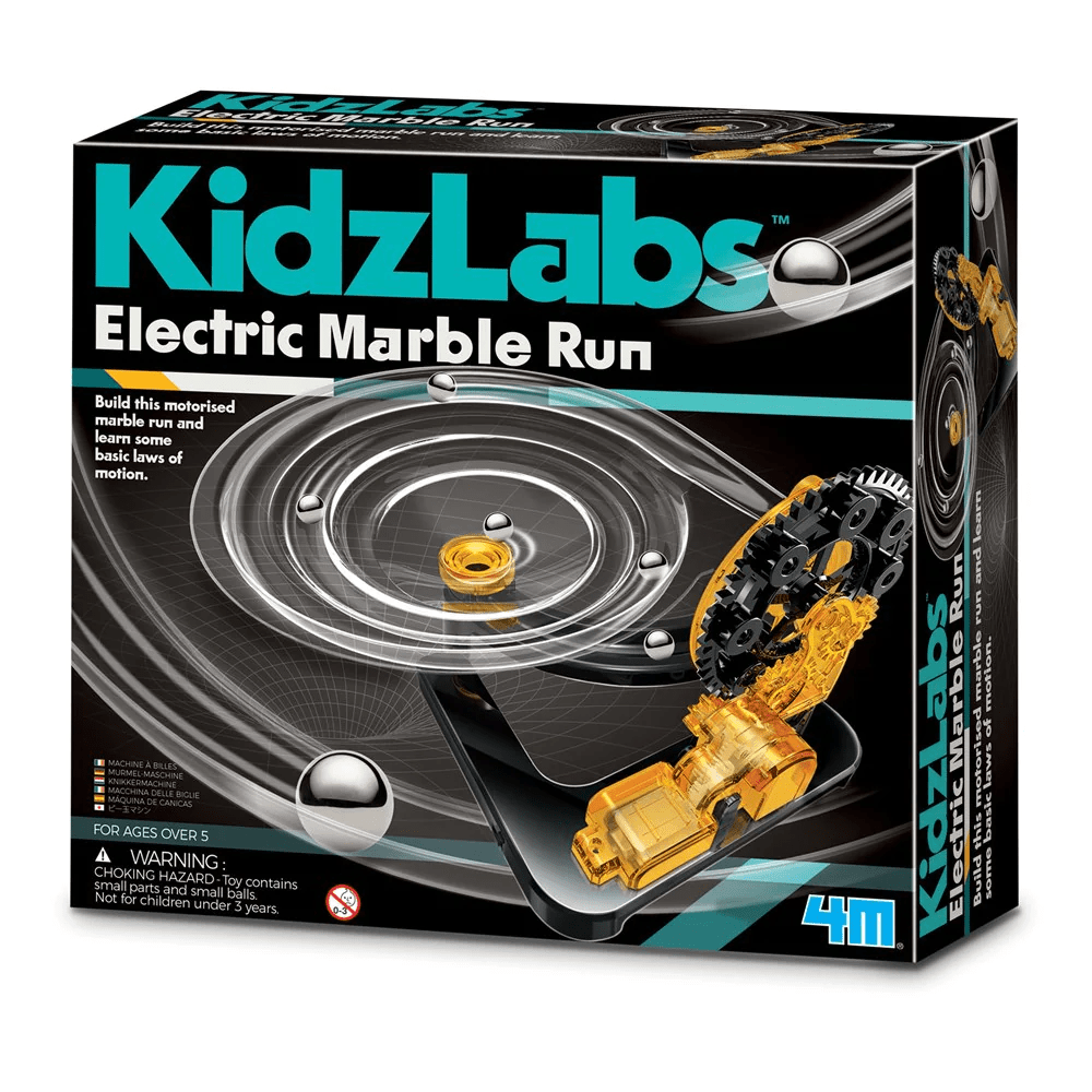 Traseu de bile electric, Marble Run Kidzlabs - 4M - Publisol.ro