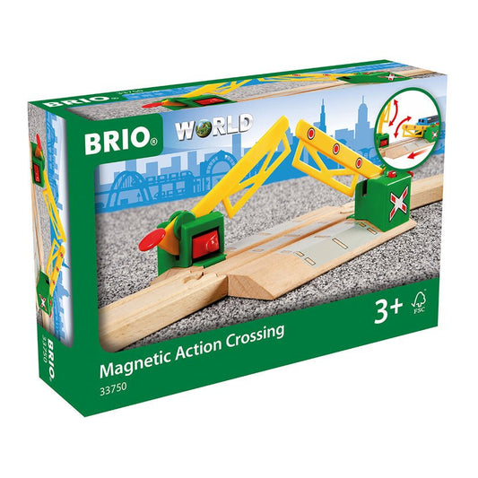 Trecere calea ferata cu bariera cu actionare magnetica, BRIO - Publisol.ro