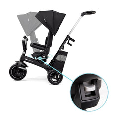 Tricicleta kinderkraft easytwist, black, Kinderkraft - Publisol.ro