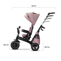 Tricicleta kinderkraft easytwist, mauvelous pink, Kinderkraft - Publisol.ro