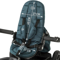 Tricicleta kinderkraft easytwist, midnight green, Kinderkraft - Publisol.ro