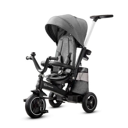 Tricicleta kinderkraft easytwist, platinum grey, Kinderkraft - Publisol.ro