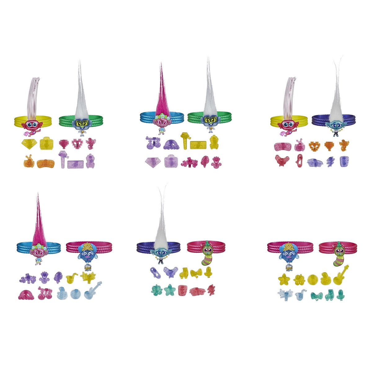Trolls set 2 figurine micii dansatori, Hasbro - Publisol.ro