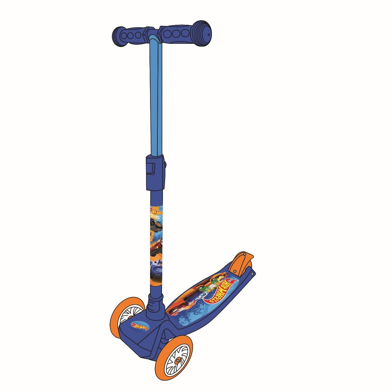 Trotineta cu 3 roti hot wheels, AS - Publisol.ro