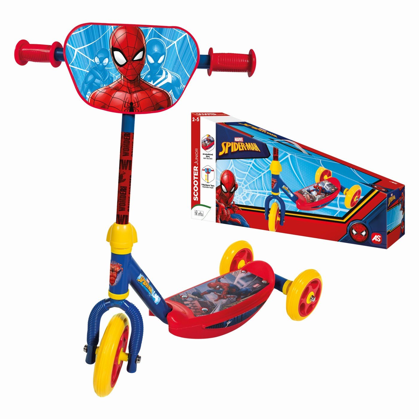 Trotineta cu 3 roti spiderman, AS - Publisol.ro