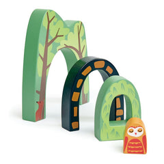 Tunel in padure, din lemn premium - Forest Tunnels - Tender Leaf Toys - Publisol.ro