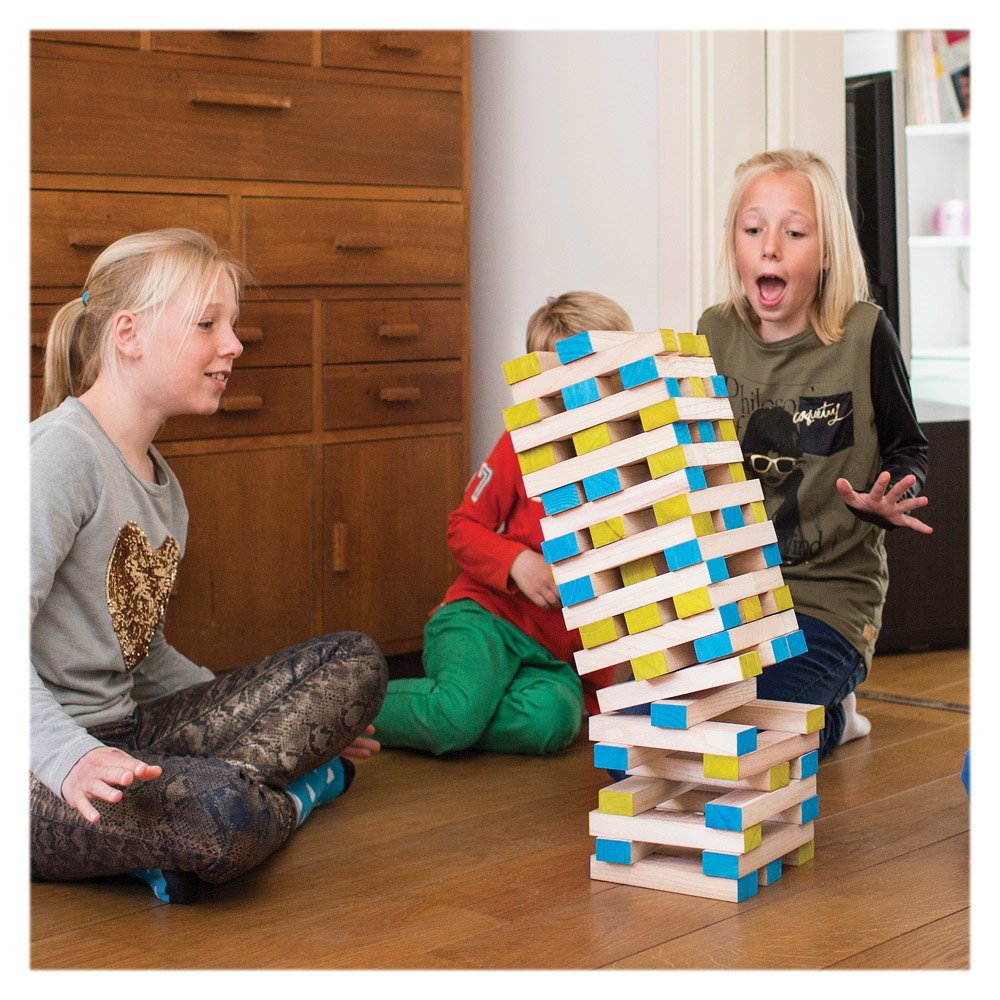 Turn Jenga Gigant cu zaruri, BS Toys - Publisol.ro