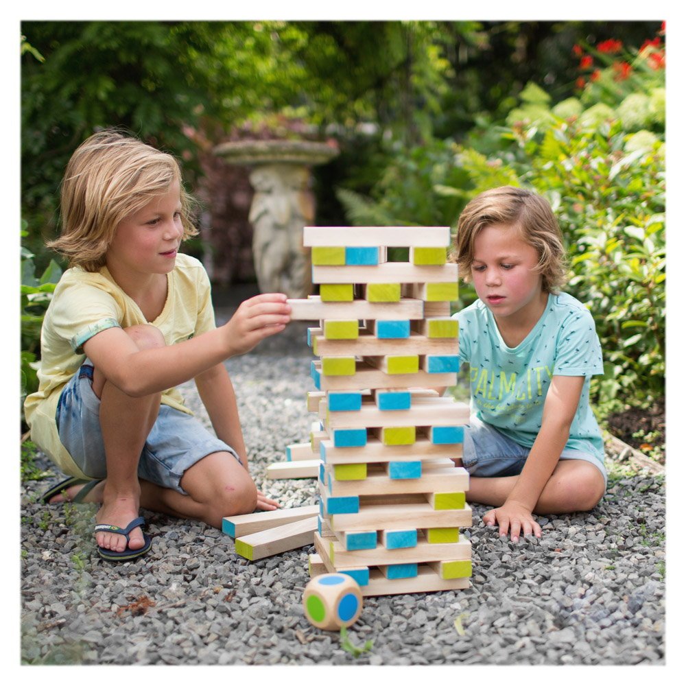 Turn Jenga Gigant cu zaruri, BS Toys - Publisol.ro