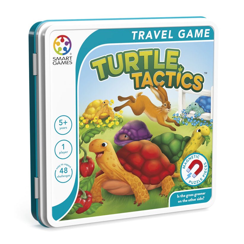Turtle Tactics, joc de logica cu 48 de provocari, 5+ ani, editie internationala, Smart Games - Publisol.ro