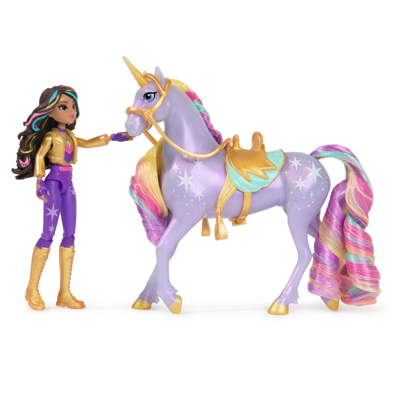 Unicorn Academy set Sophia si Wildstar cu accesorii de calarie - Publisol.ro