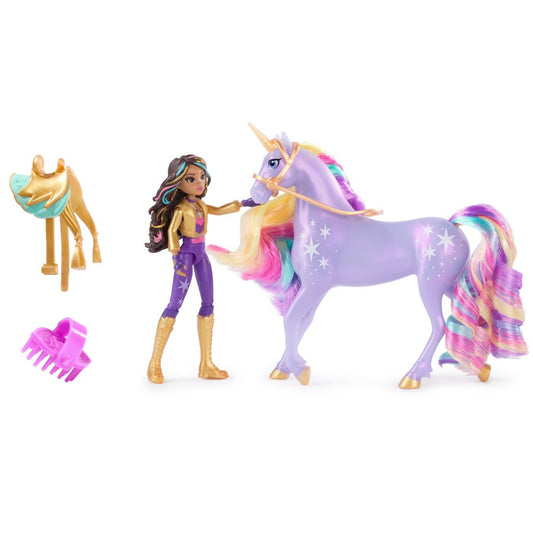 Unicorn Academy set Sophia si Wildstar cu accesorii de calarie - Publisol.ro