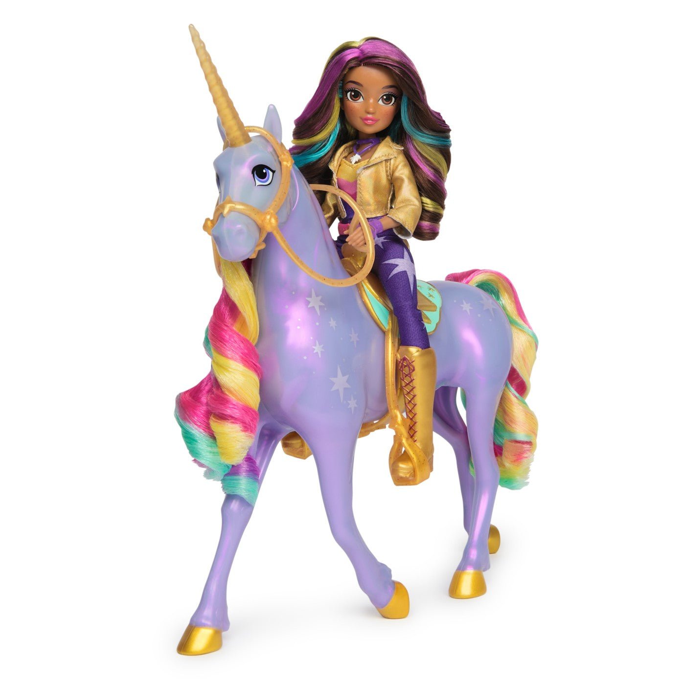 Unicorn academy set sophia si wildstar lumina de curcubeu, Spin Master - Publisol.ro
