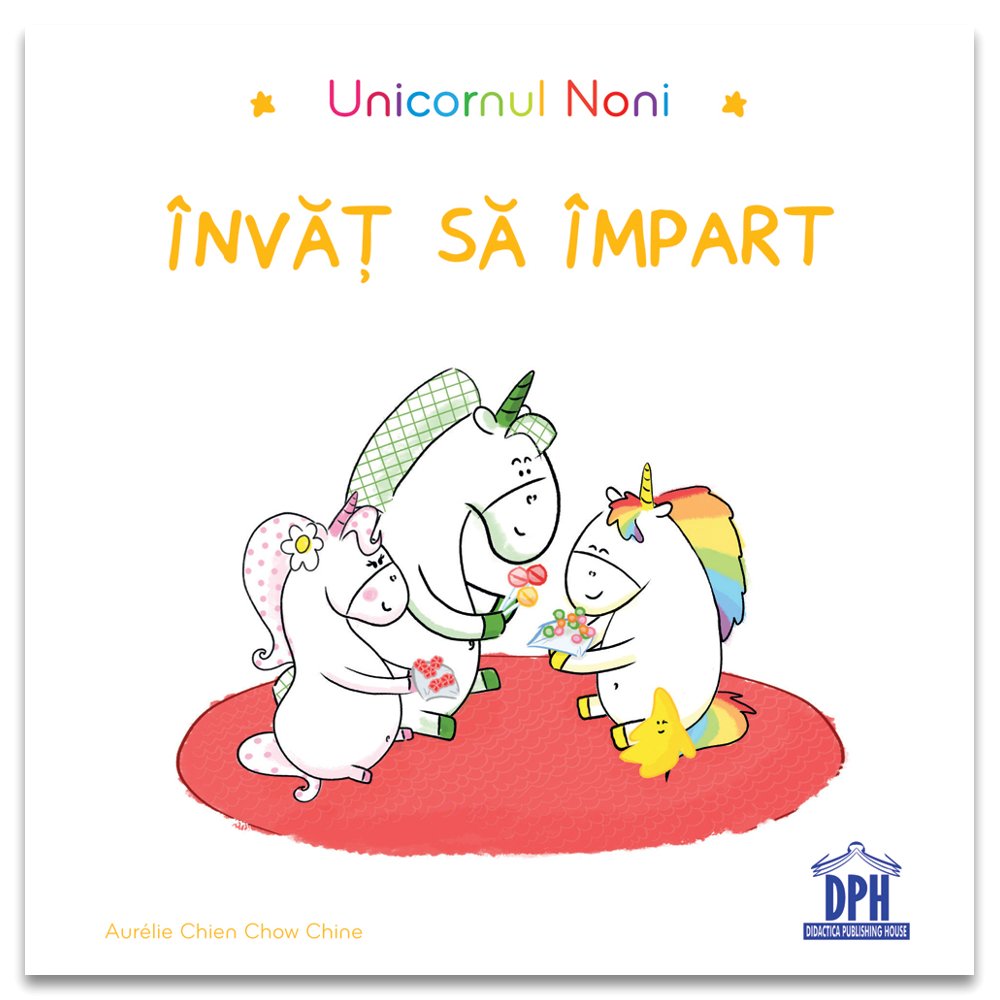 Unicornul Noni - Învăț să împart, de Aurélie Chien Chow Chine - Publisol.ro