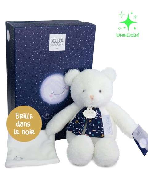 Ursulet Doudou   CLAIR DE LUNE ,   30 cm - Doudou et Compagnie