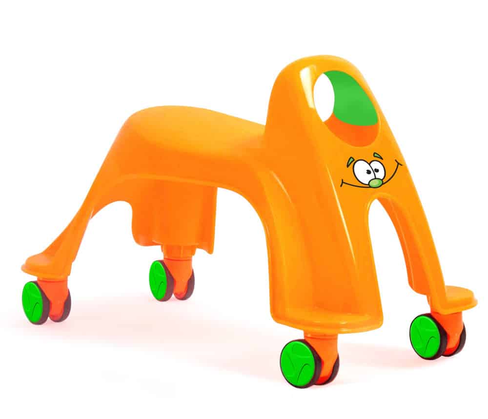 Vehicul fara pedale pentru copii - Whirlee - Portocaliu, D - Toys - Publisol.ro