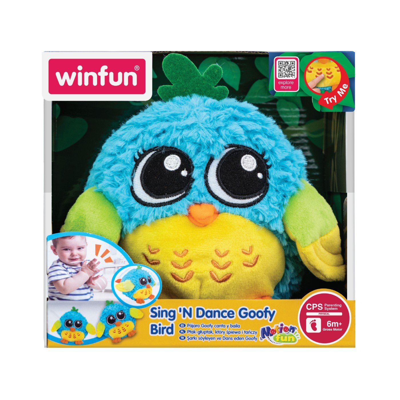 Winfun jucarie de plus pasare - Publisol.ro
