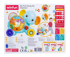 Winfun jucarie de tras elefant cu sunete si lumini - Publisol.ro