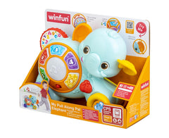 Winfun jucarie de tras elefant cu sunete si lumini - Publisol.ro