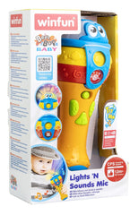 Winfun microfon cu sunete si lumini, WINFUN - Publisol.ro