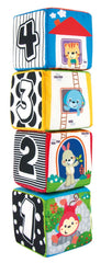 Winfun set 4 cuburi stivuibile din material textil, WINFUN - Publisol.ro