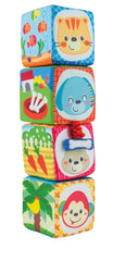 Winfun set 4 cuburi stivuibile din material textil, WINFUN - Publisol.ro