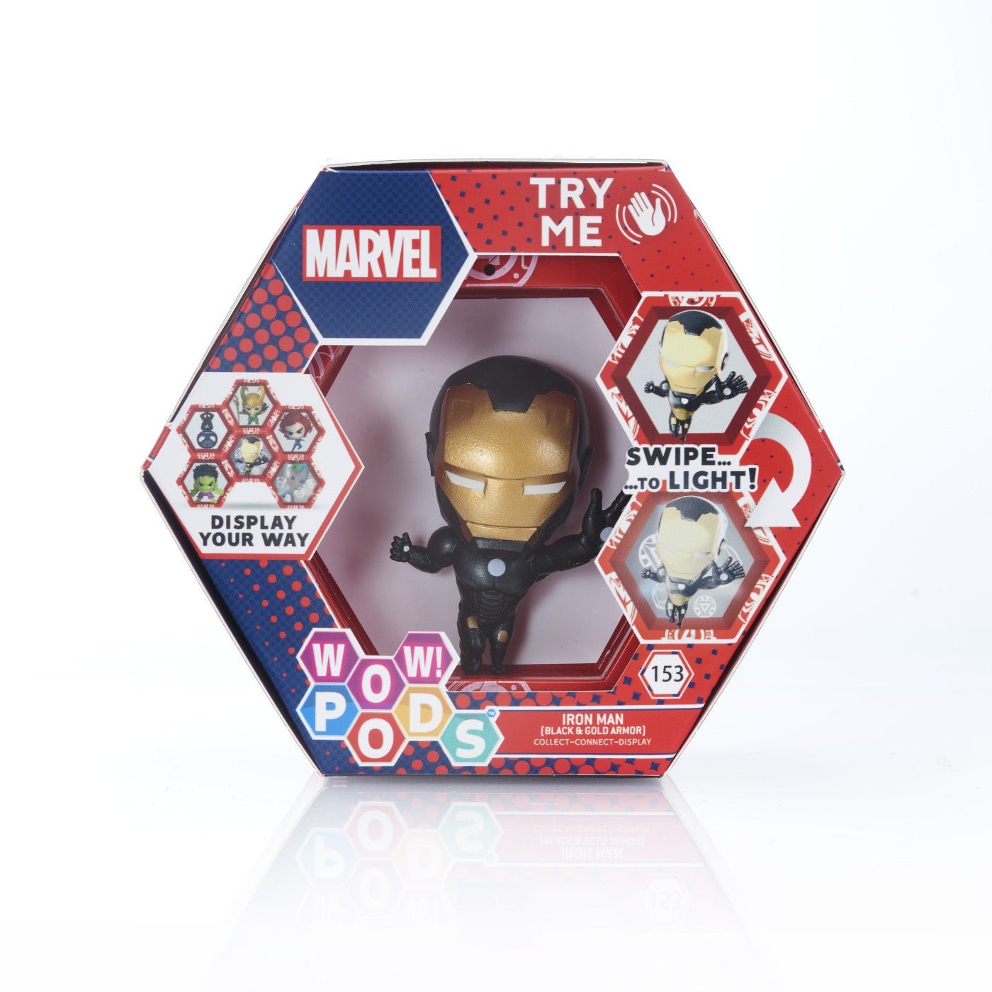 Wow! pods - marvel iron man cu armura negru si auriu, WOW! STUFF - Publisol.ro