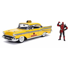 Yellow taxi chevy 1957 dead pool scara 1 la 24, Simba - Publisol.ro