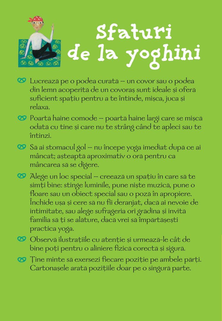 Yoga pentru toti - 50 de activitati distractive de yoga pentru copii si adulti , de Tara Guber, Leah Kalish; ilustrații: Sophie Fatus - Publisol.ro