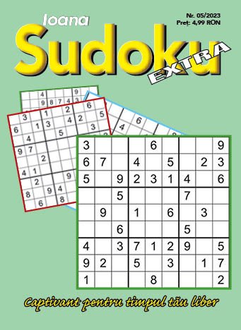 #Ioana Sudoku extra nr. 5/ 2023 - Publisol.ro