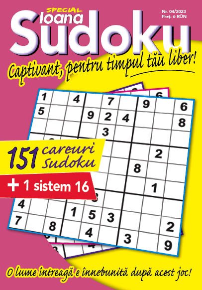 #Ioana Sudoku nr. 4/ 2023 - Publisol.ro