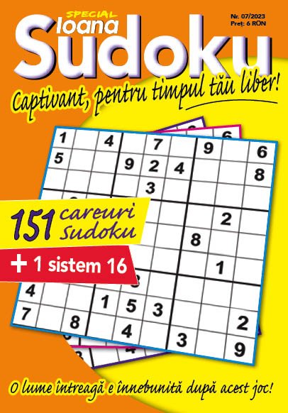 #Ioana Sudoku nr. 7/ 2023 - Publisol.ro
